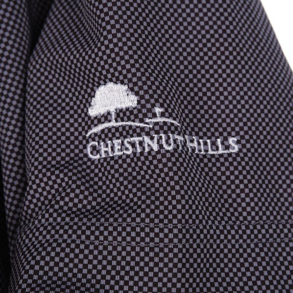 FootJoy Blue & Black Checkered Golf Polo XL - Picture 5 of 9